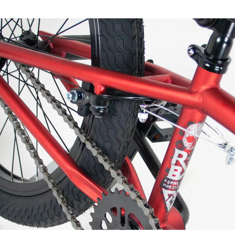 Bicicleta Bmx vermelha Coluer Rockband