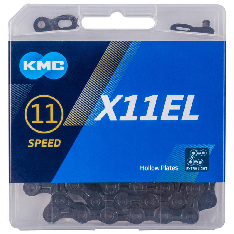 Cadena kmc x11 el negra 118p 11v