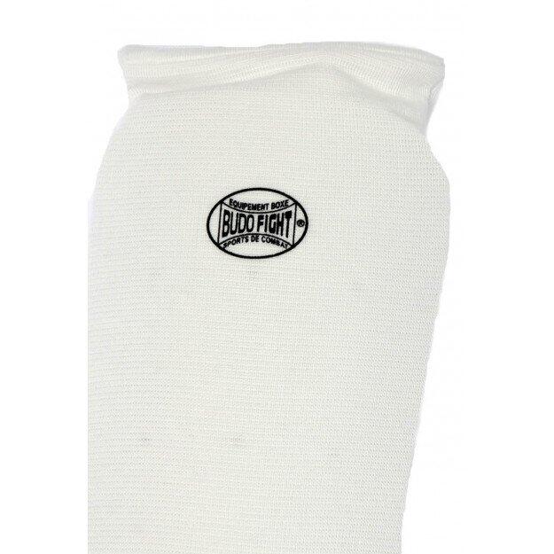 Espinilleras y protectores de pies de algodón suave blanco 3/3