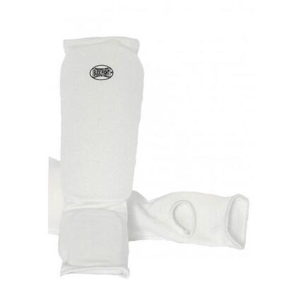 Protège-tibias & pieds en coton souple blanc