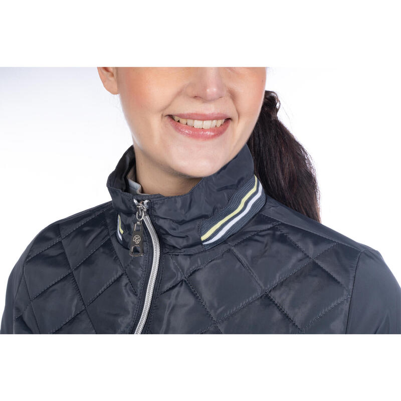 Damen Reitjacke Limoni quilt graphit