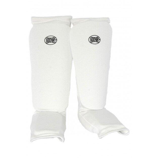 Protège-tibias & pieds en coton souple blanc