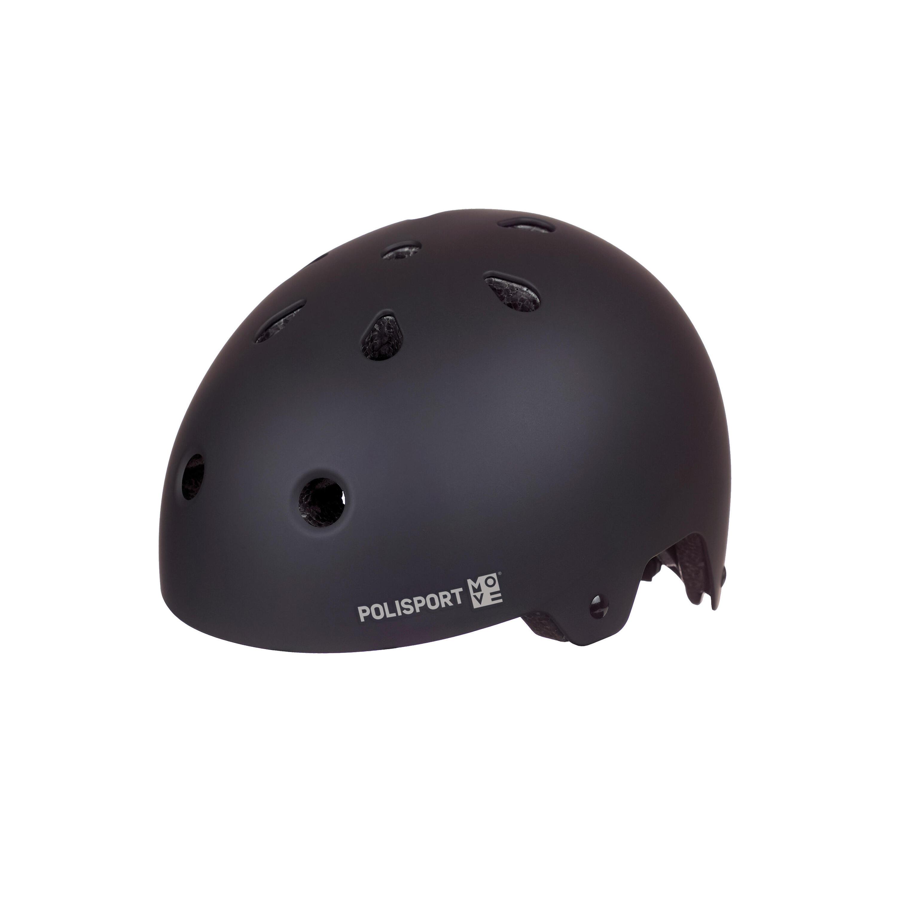 POLISPORT URBAN PRO  Urbaner Fahrradhelm Skate-Stil Schwarz