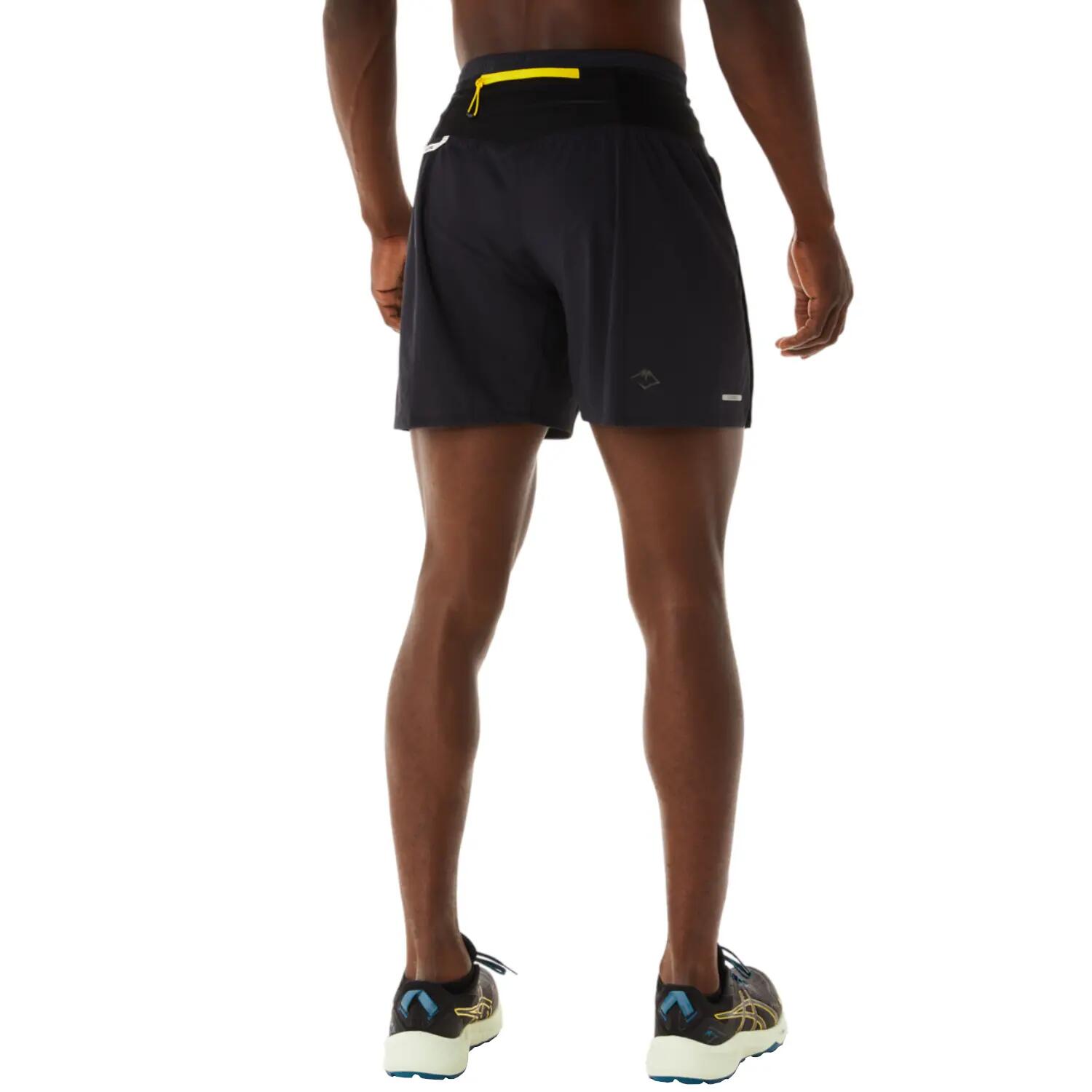 Short - Trail - Homme - Nylon et élasthanne - Noir 3/4