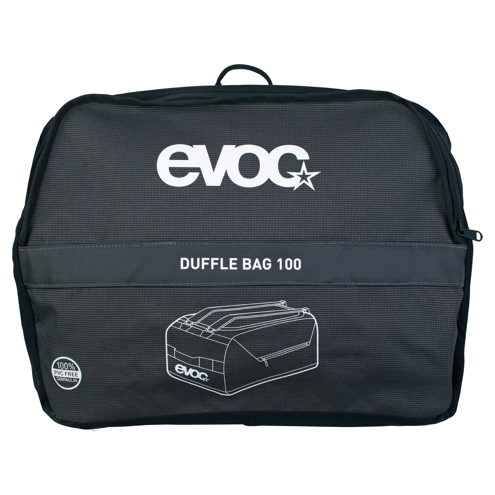 Borsone da viaggio EVOC DUFFLE BAG 100 grigio carbonio 7/7