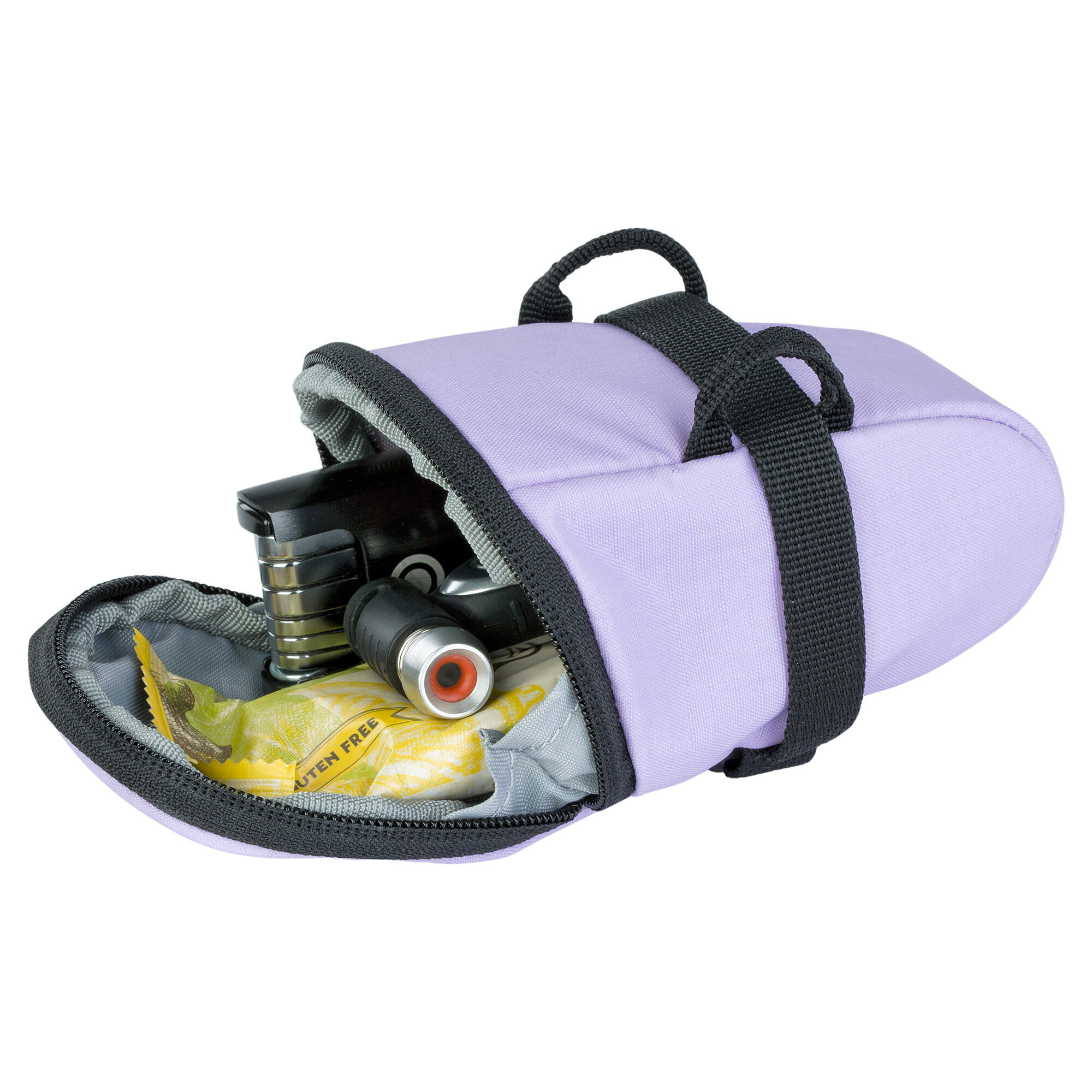 Evoc Seat Bag Bolsa de sillín morada pequeña compacta 2/3