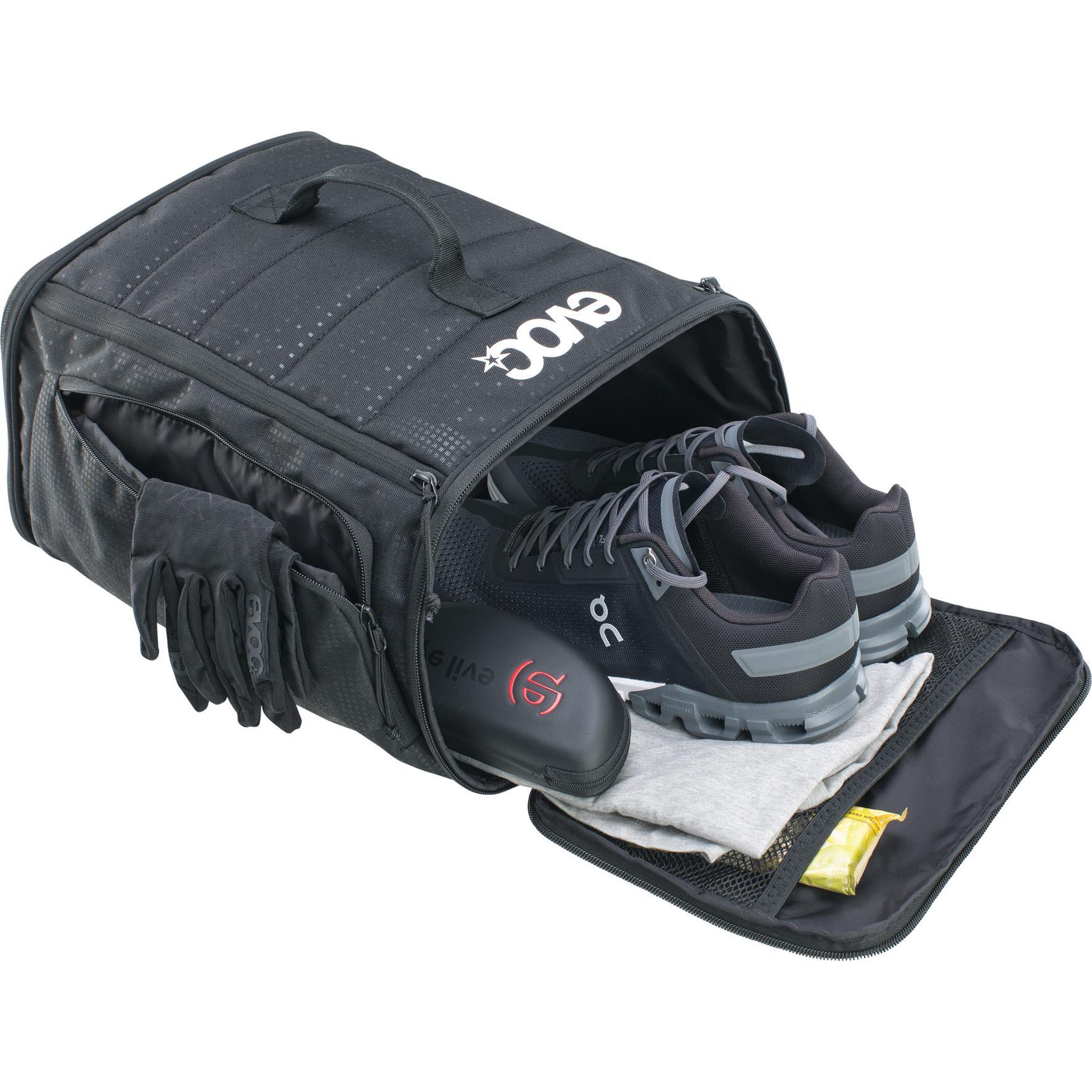 Torba rowerowa podróżna - evoc gear bag 15 - wyściełana, 15 l, steel 5/6