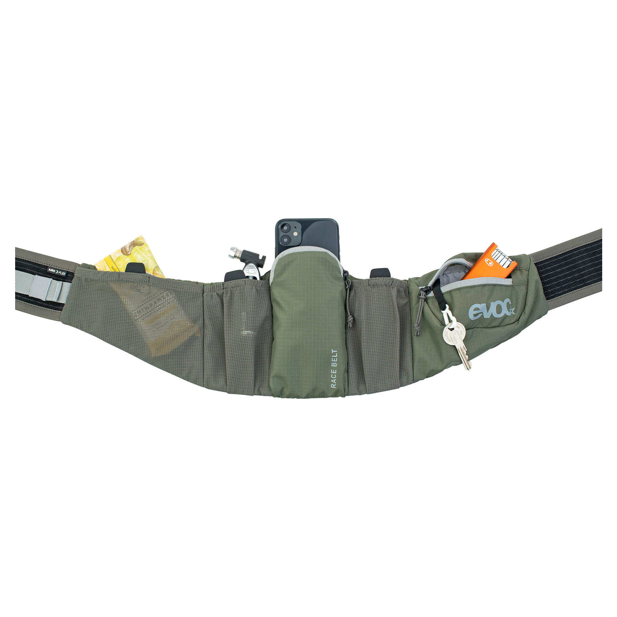 Ceinture de course Evoc 0.8 L - Vert Olive 3/3