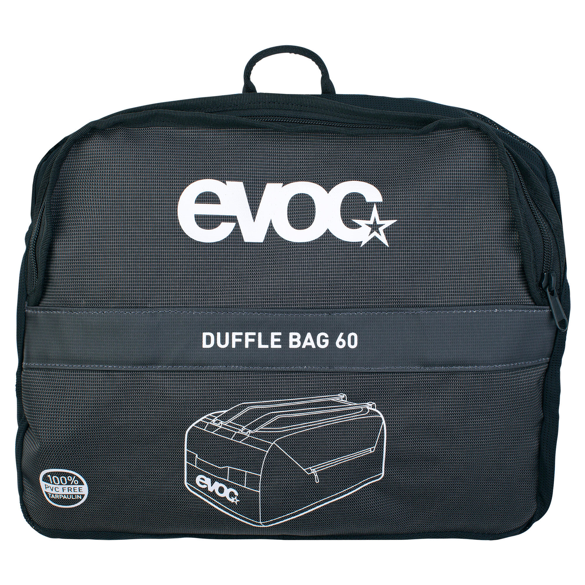 Borsa sportiva EVOC Duffle Bag 60 carbonio Grigio Nero 7/7