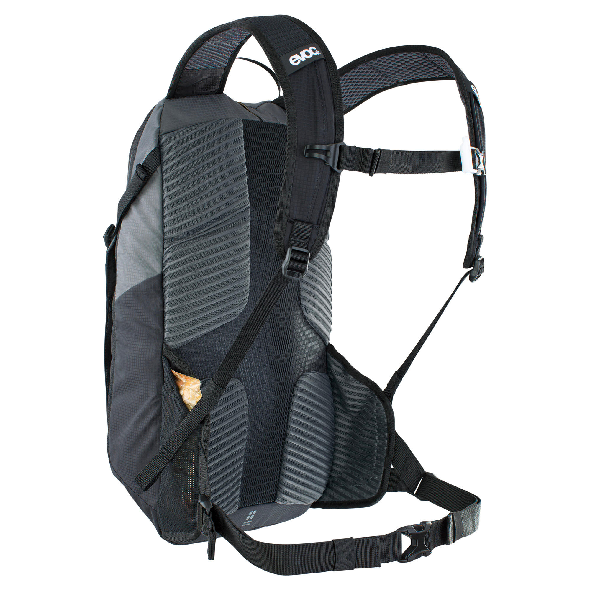 Mochila Evoc Ride 12L Cinza / Preta + Bolsa Água 2L 7/7