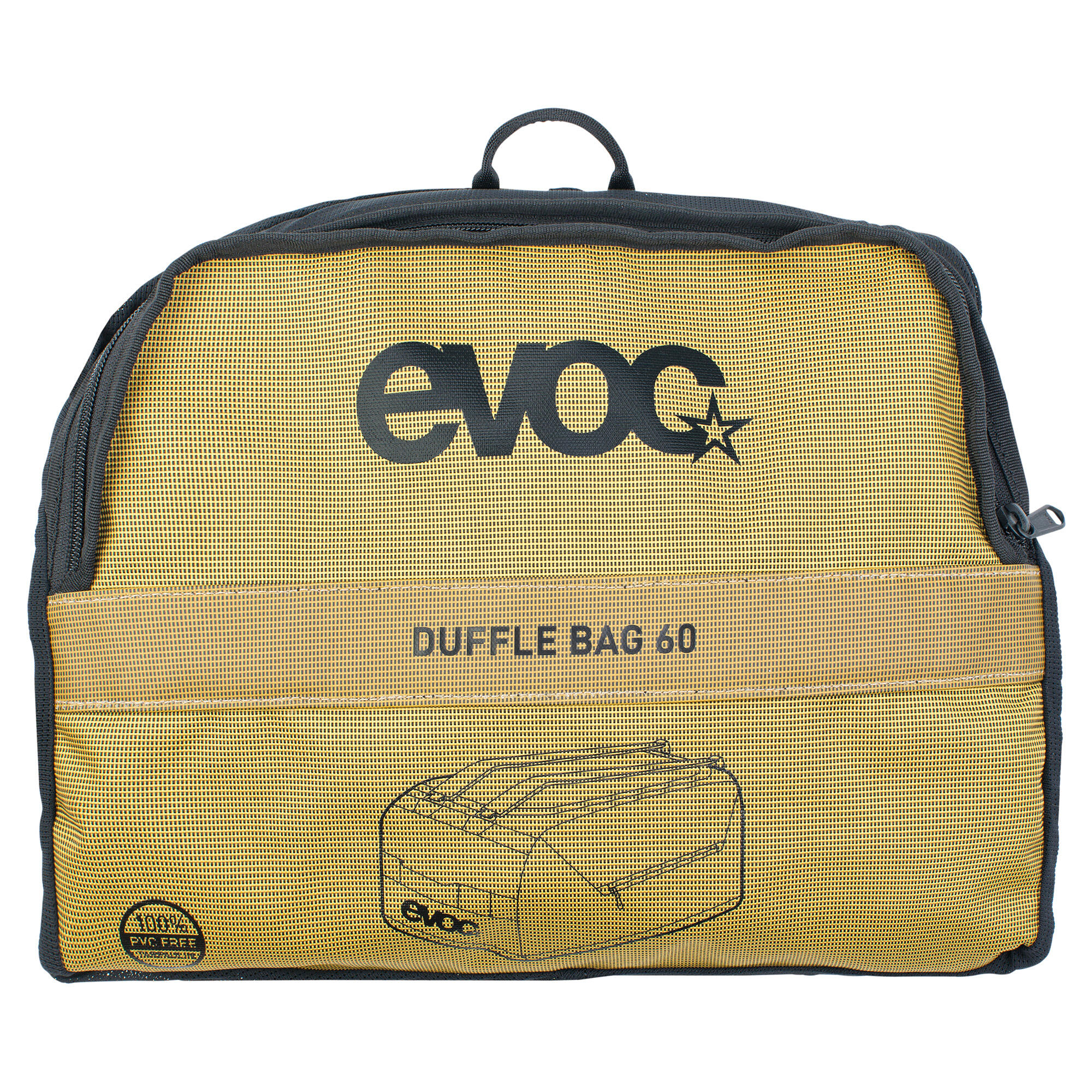 Borsa sportiva EVOC Duffle Bag 60 curry Nero 7/7