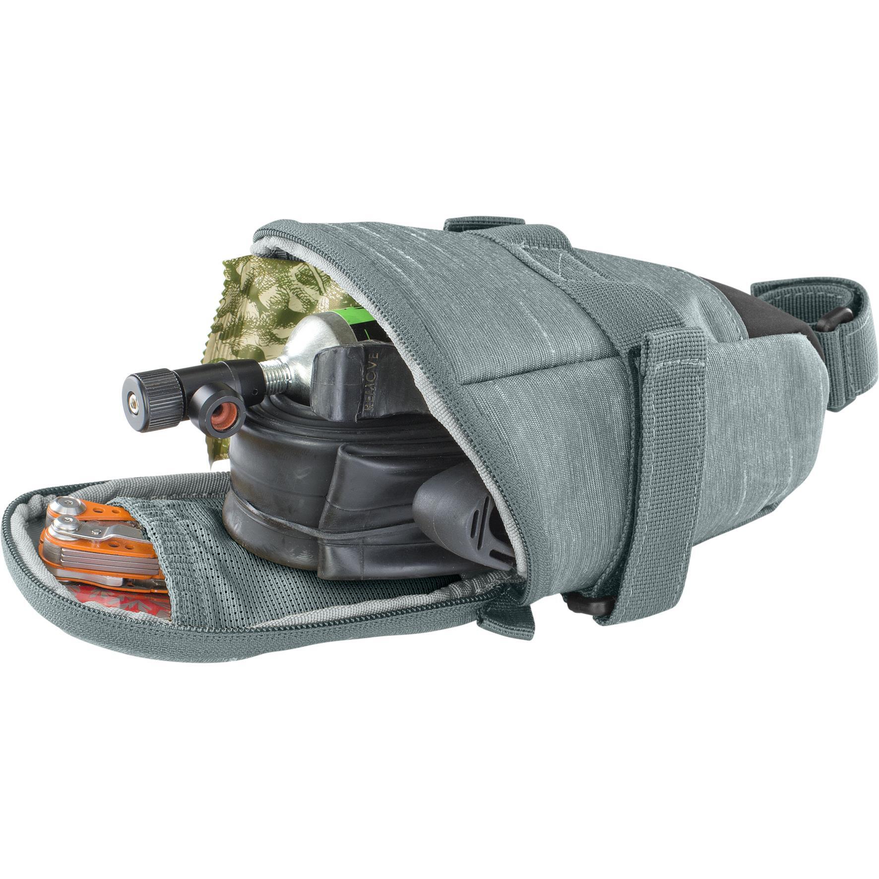 Bolsa de sillín Evoc Tour Gris Acero 1L 2/3