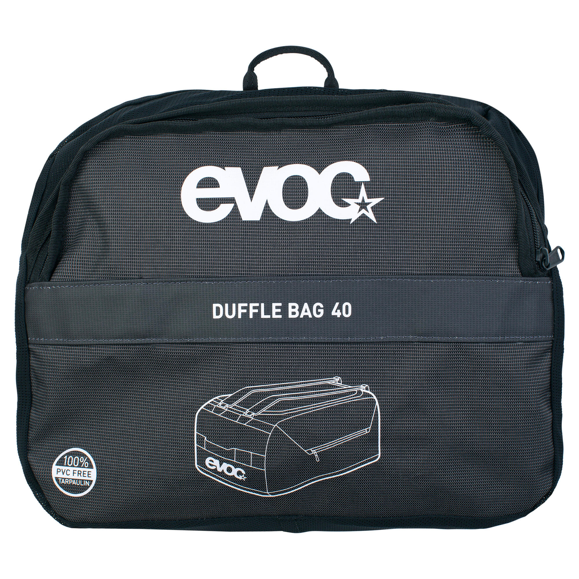 EVOC Duffle Bag 40 Carbon Grey Black Borsa sportiva 7/7