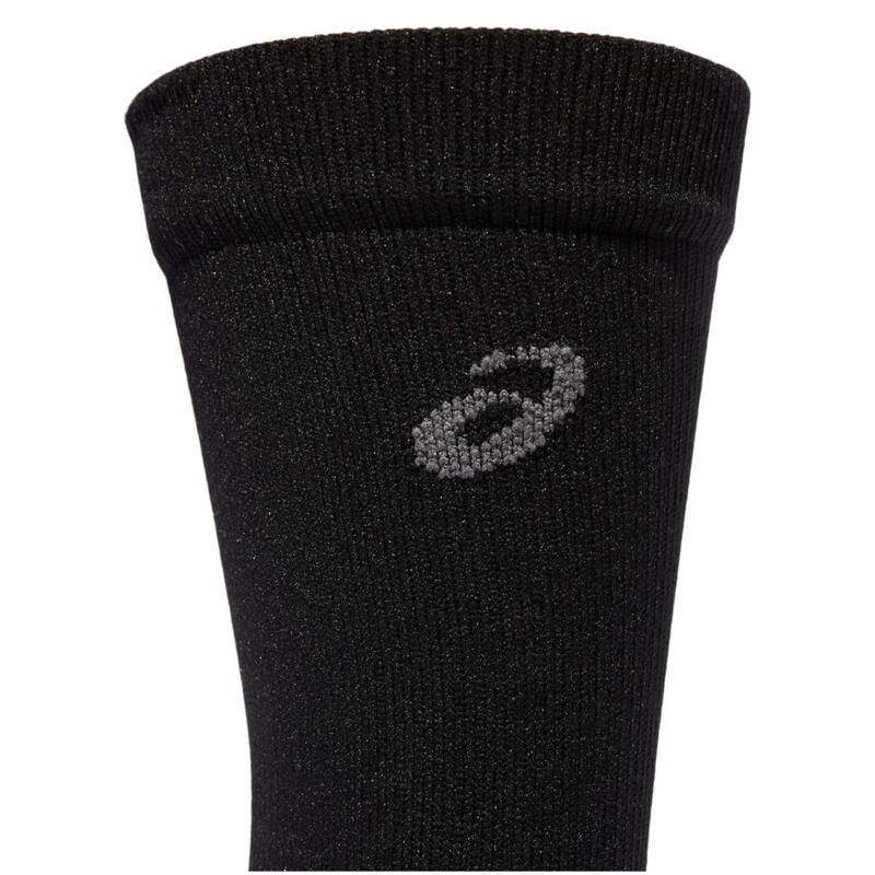Uniszex zokni, ASICS Fujitrail Run Crew Sock, fekete