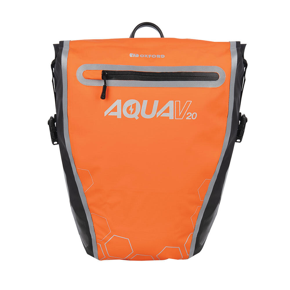 Oxford Aqua V 20 QR Single Pannier - Orange 2/7