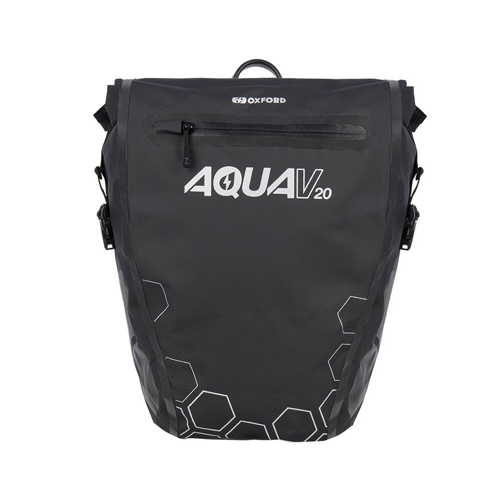 Oxford Aqua V 20 QR Single Pannier - Black 2/7