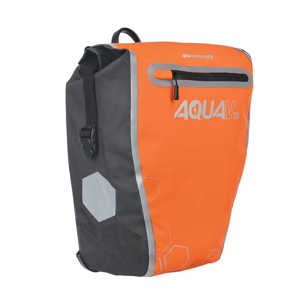 OXFORD Oxford Aqua V 20 QR Single Pannier - Orange