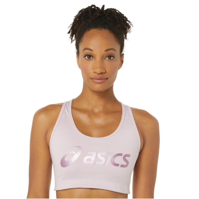 Női sportmelltartó, ASICS Sakura Asics Logo Bra, rózsaszín