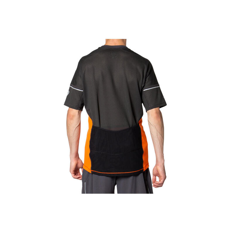 Férfi póló, Asics Fujitrail Top Tee, narancs