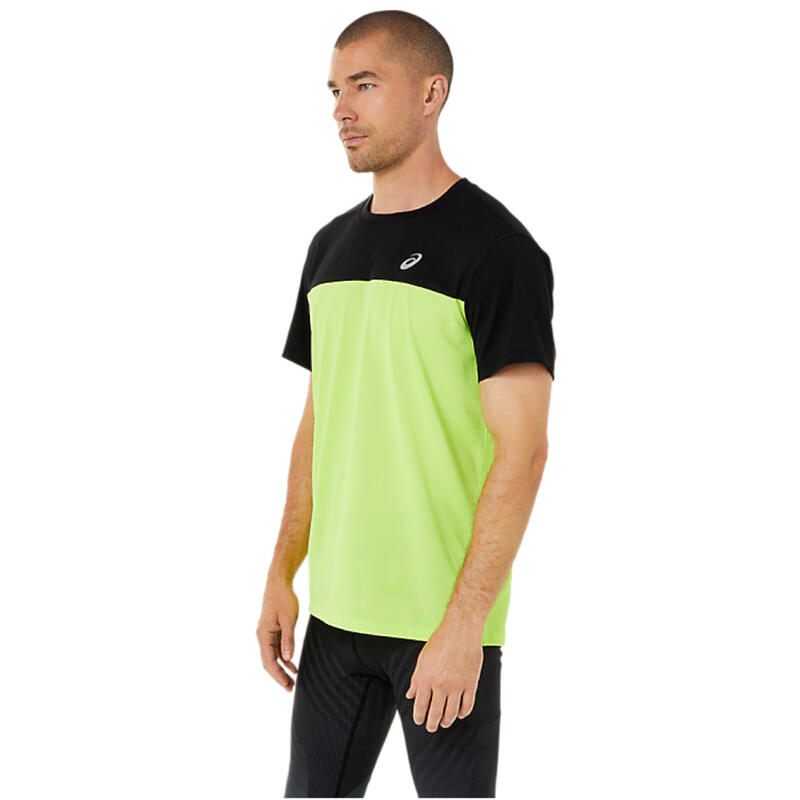 Camiseta de Manga Corta Hombre Asics Race Amarillo