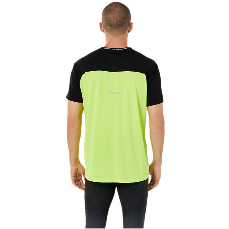 Camiseta de Manga Corta Hombre Asics Race Amarillo