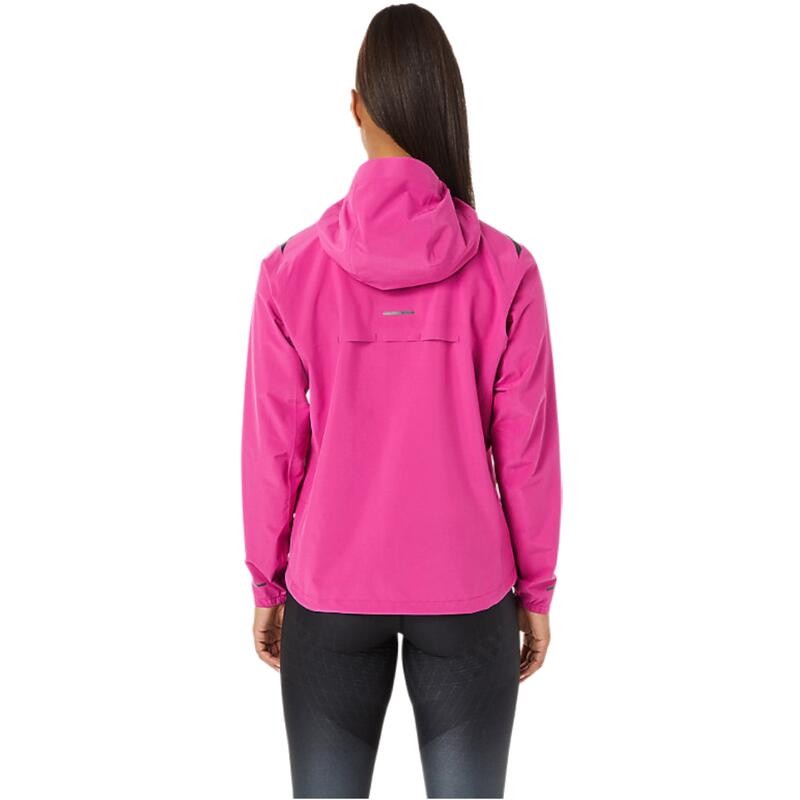 Női dzseki, ASICS Accelerate Waterproof 2.0 Jacket, rózsaszín