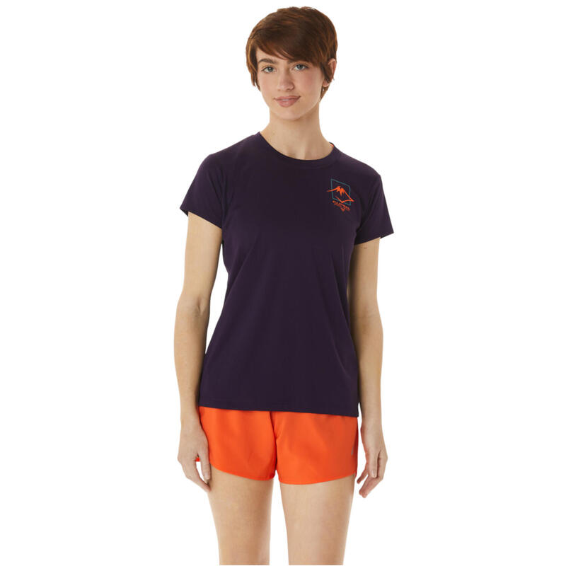 T-shirt sportowy z krótkim rękawem damski ASICS Fujitrail Logo SS Top Tee