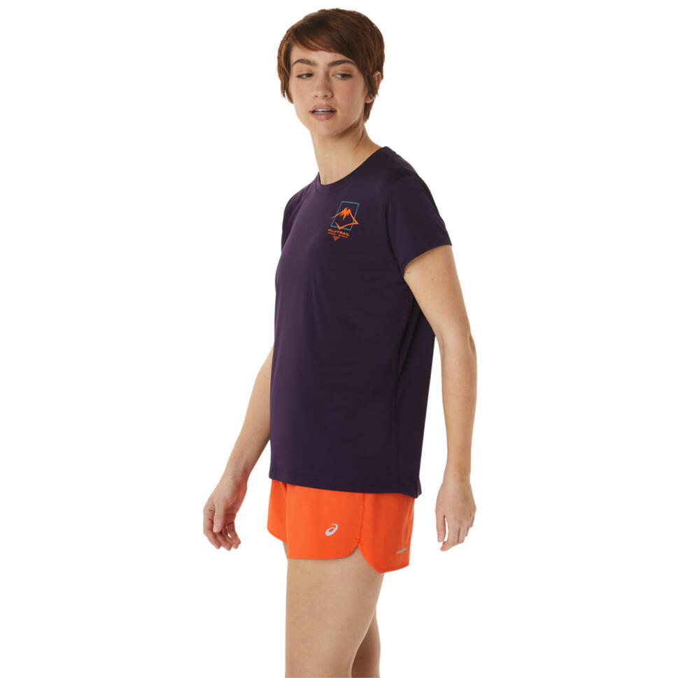 T-shirt sportowy z krótkim rękawem damski ASICS Fujitrail Logo SS Top Tee thumbnail
