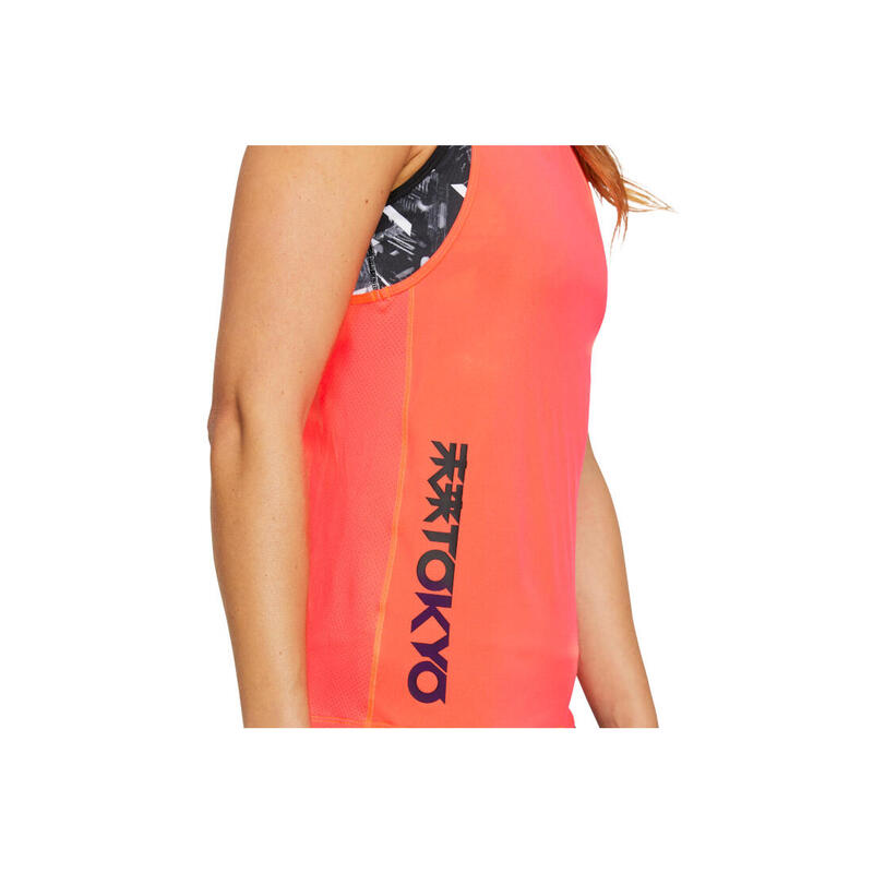 T-shirt desportiva de manga curta Asics Future Tokyo Tank para mulher