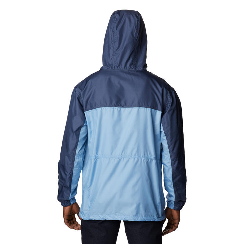 Férfi dzseki, Columbia Trail Traveler Windbreaker Jacket, kék