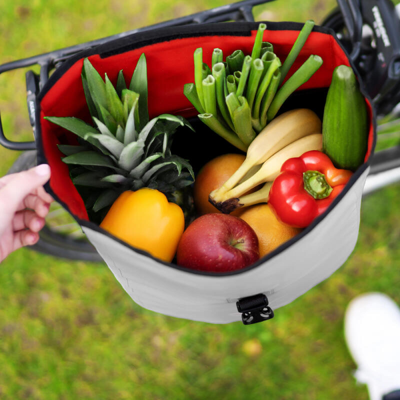 ValkBasic - Wasserdichte Fahrradtasche & Gepäckträgertasche: Groß und praktisch