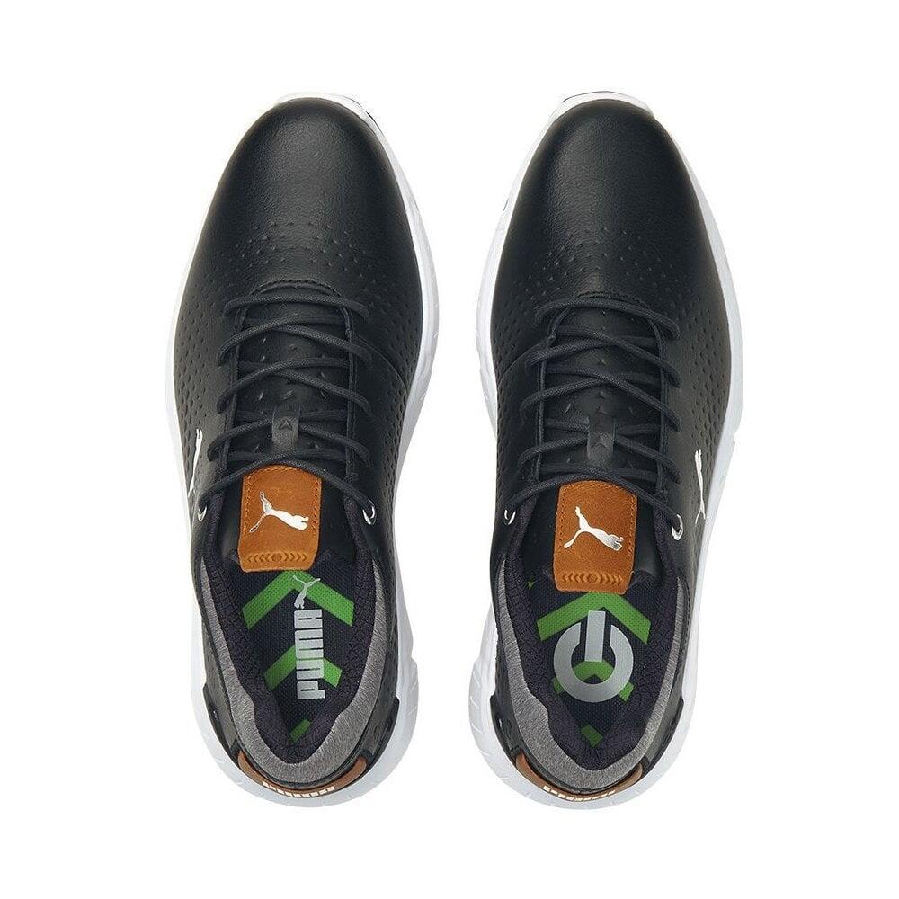 Puma IGNITE ARTICULATE Leather Golf Shoes Black/Silver 3/7