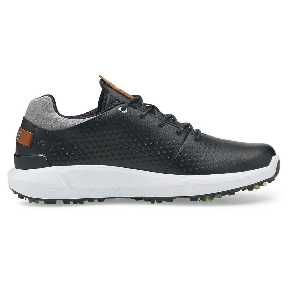 Puma IGNITE ARTICULATE Leather Golf Shoes Black/Silver 1/7