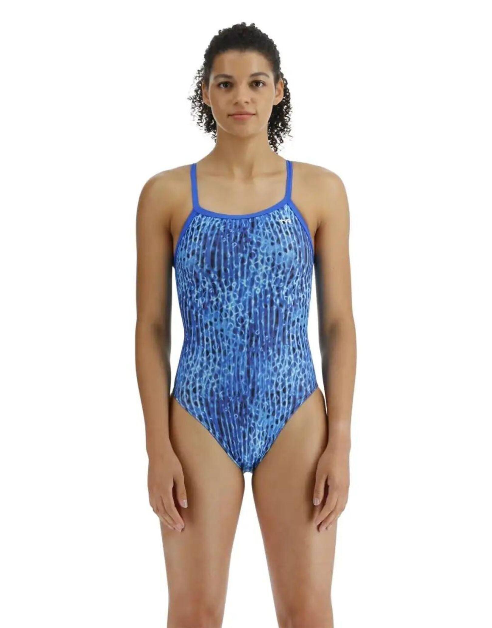 TYR TYR Atolla Durafast Lite Diamondfit Swimsuit - Blue