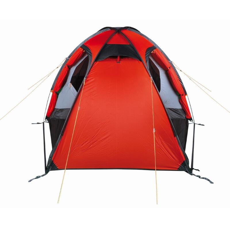 Sett 3 Mandrin Red II – leichtes Zelt – 3 Personen – Orange