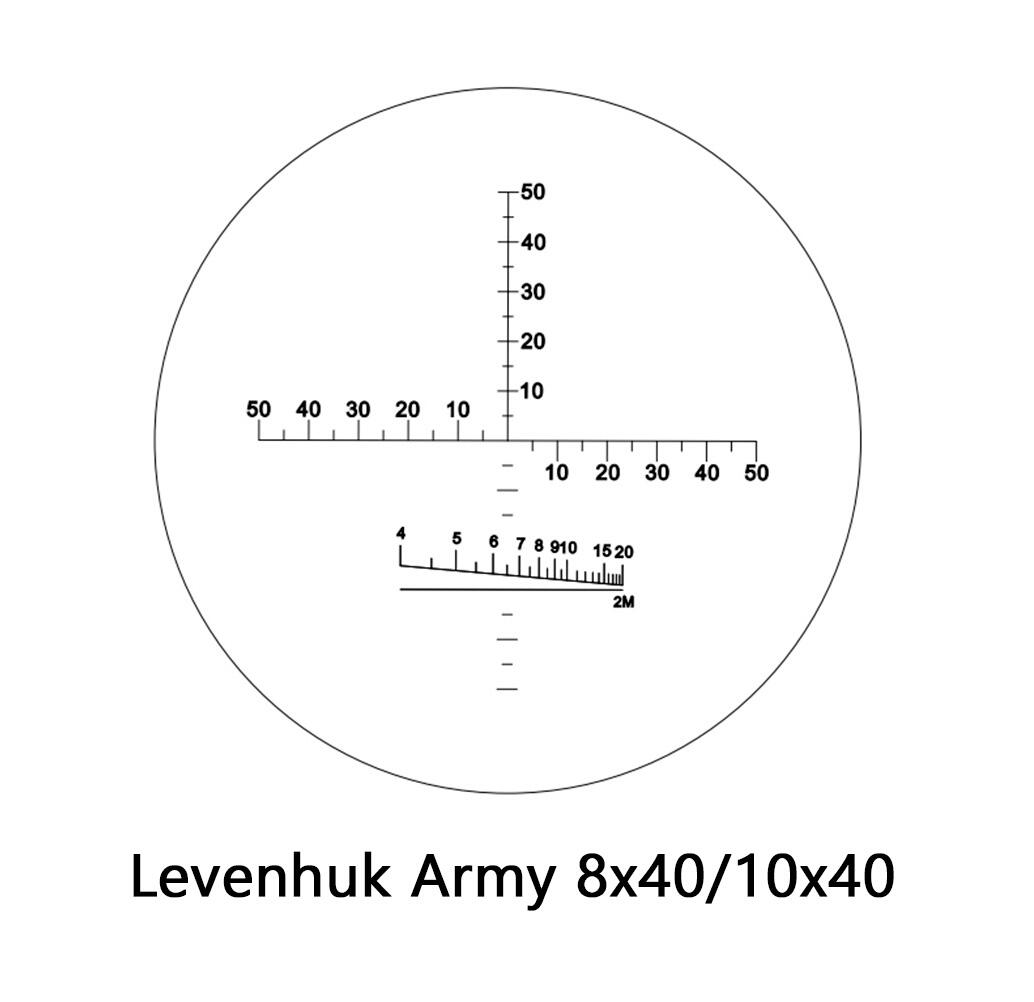 Jumelles Levenhuk Army 8x40 avec réticule 2/7