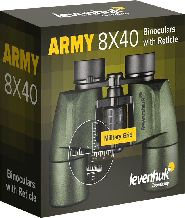 Jumelles Levenhuk Army 8x40 avec réticule 4/7