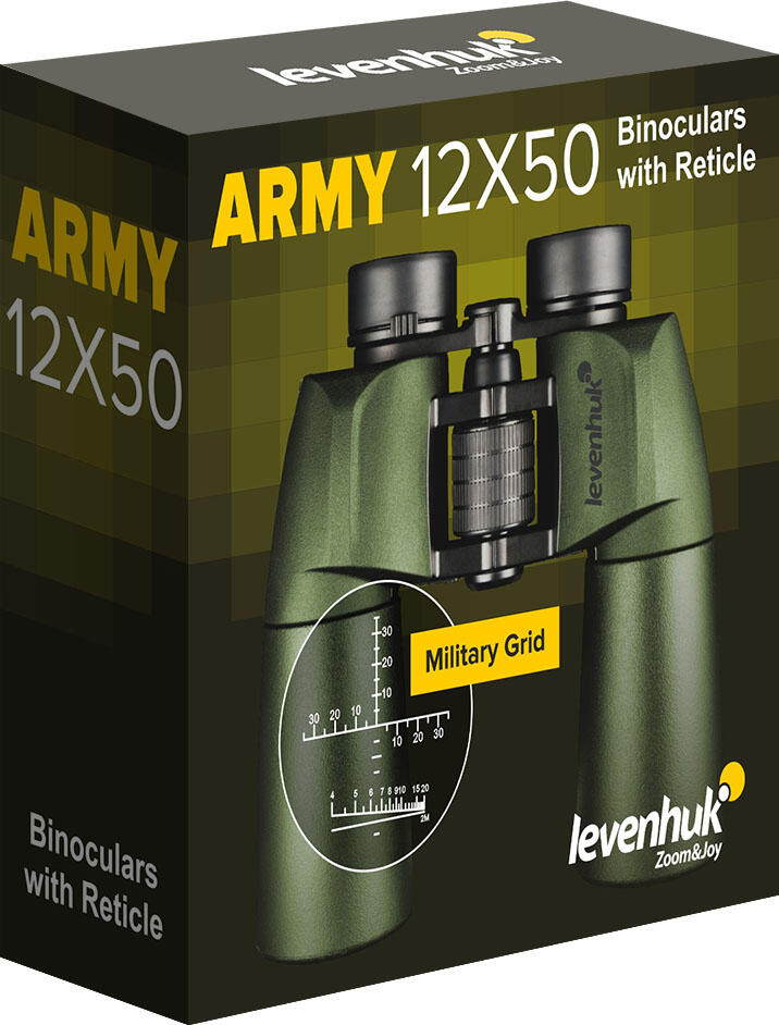 Jumelles Levenhuk Army 12x50 avec réticule 5/7