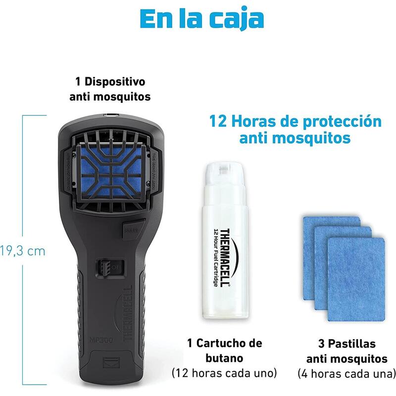 Dispositivo Anti Mosquito Portátil camping ThermaCELL - para Exterior. 20 m2