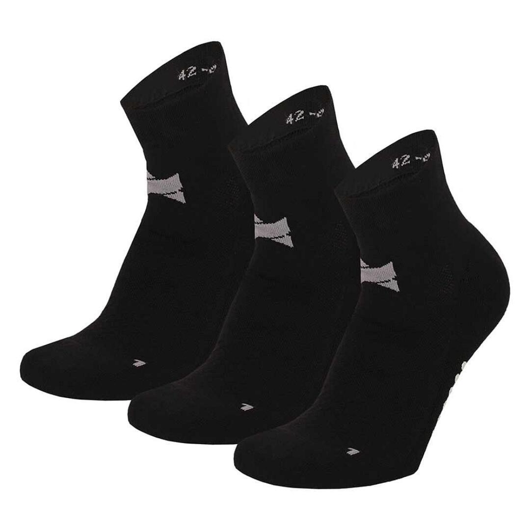 Meias Ioga Xtreme Preto 3 - PACK 6/7