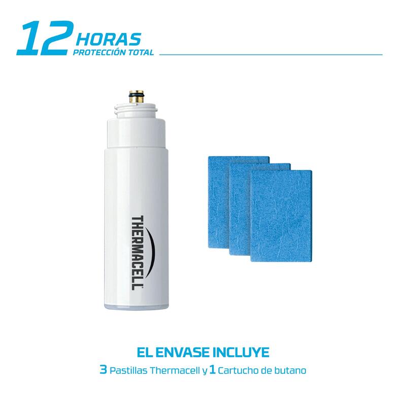 Recambio Anti Mosquito dispositivos camping ThermaCELL Pack protección 12 Horas