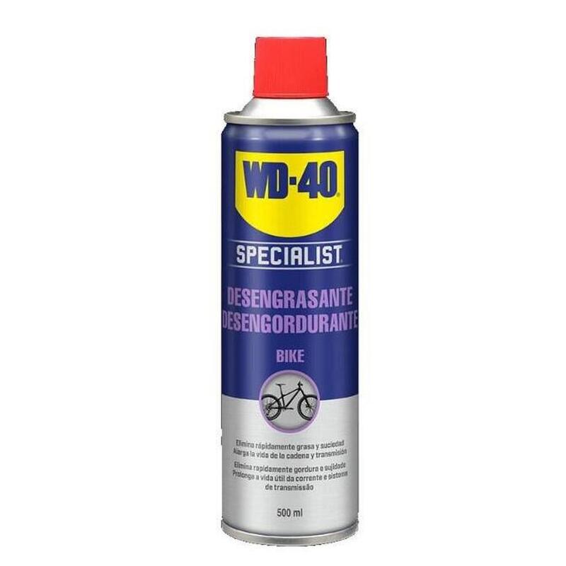 Spray desengordurante para correntes de bicicleta WD-40 500ML