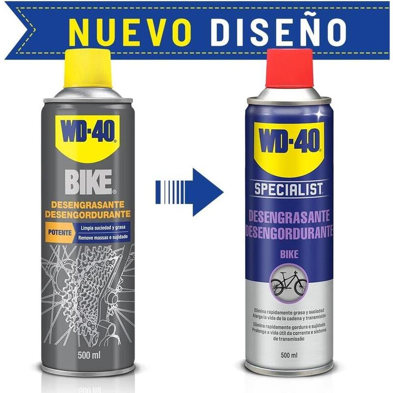 Dégraissant vélo WD40 500 ml