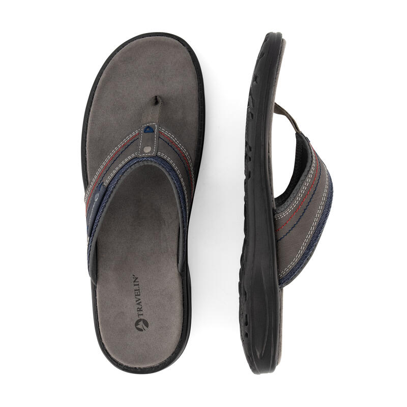 Comfortabele Slipper Trekking - Van PU Leer - Voor Heren - Fiksdal Slipper