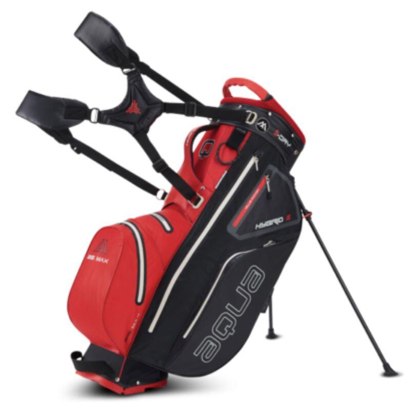 Aqua hybrid 3 - saco de golfe impermeável - saco de suporte - preto