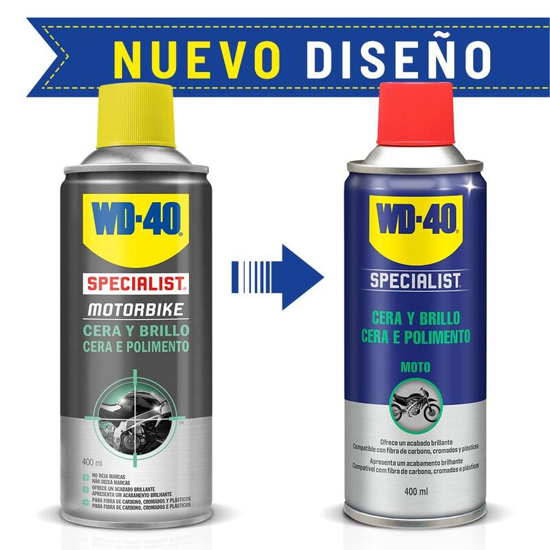 Cera y Brillo WD-40 Spray 400ml