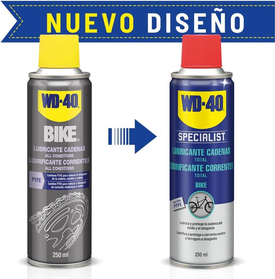WD-40 Lubrificante para correntes de bicicleta para todas as condições 250 ml 2/3