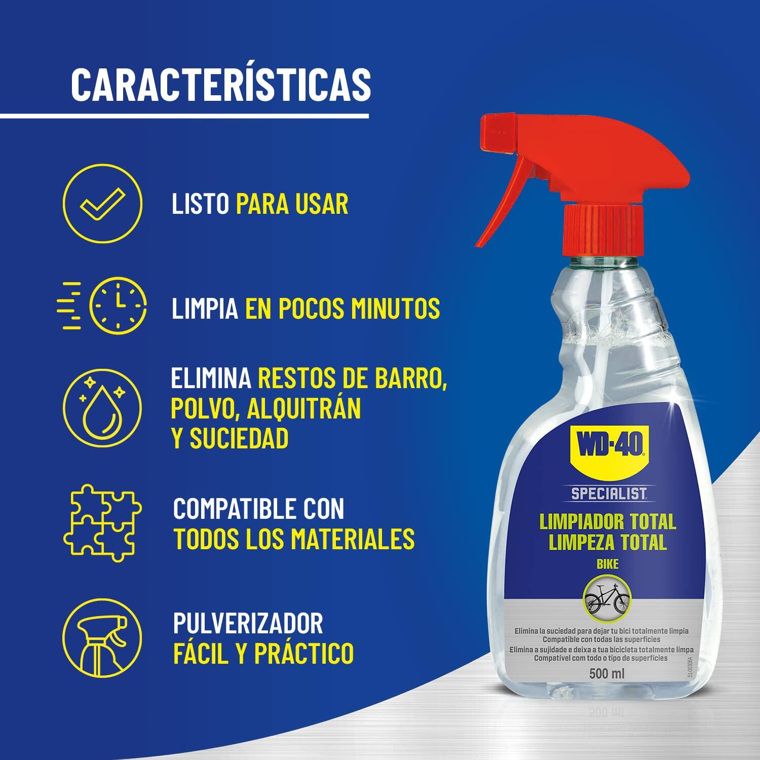 Total Bicycle Cleaner WD-40 Spray 500ml 3/3