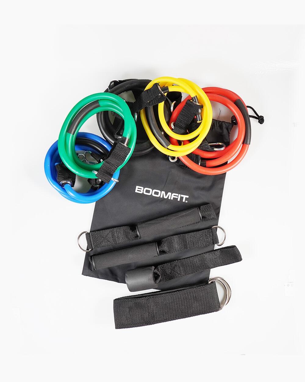BOOMFIT Kit 5 elásticos de resistência - BOOMFIT