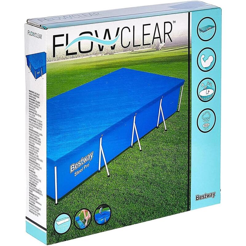 Bâche piscine natation - Flowclear bleu